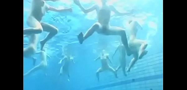  Nude hot synchro swimmers